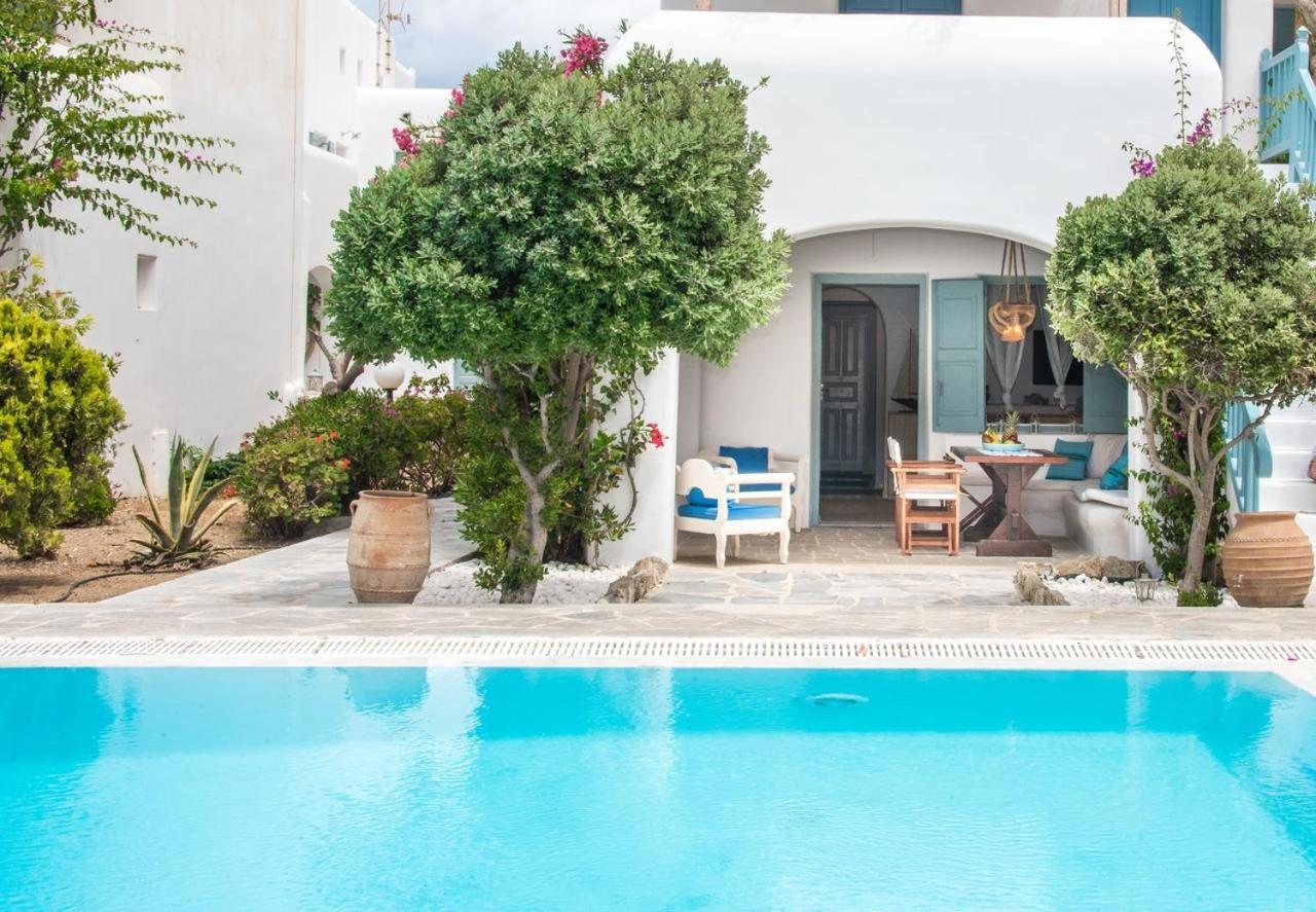 Apartament Mykonian Style Pool House 2 Ornos  Zewnętrze zdjęcie