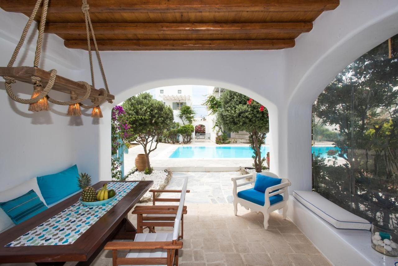 Apartament Mykonian Style Pool House 2 Ornos  Zewnętrze zdjęcie