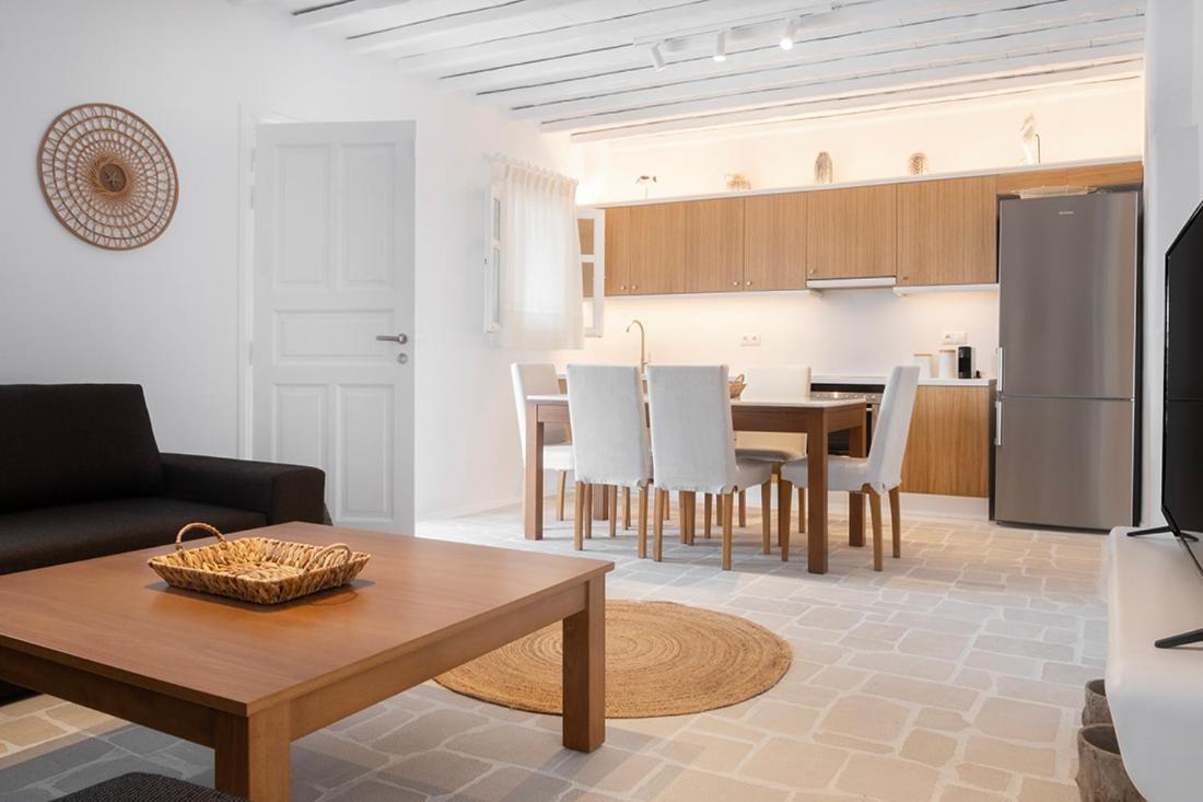 Apartament Mykonian Style Pool House 2 Ornos  Zewnętrze zdjęcie