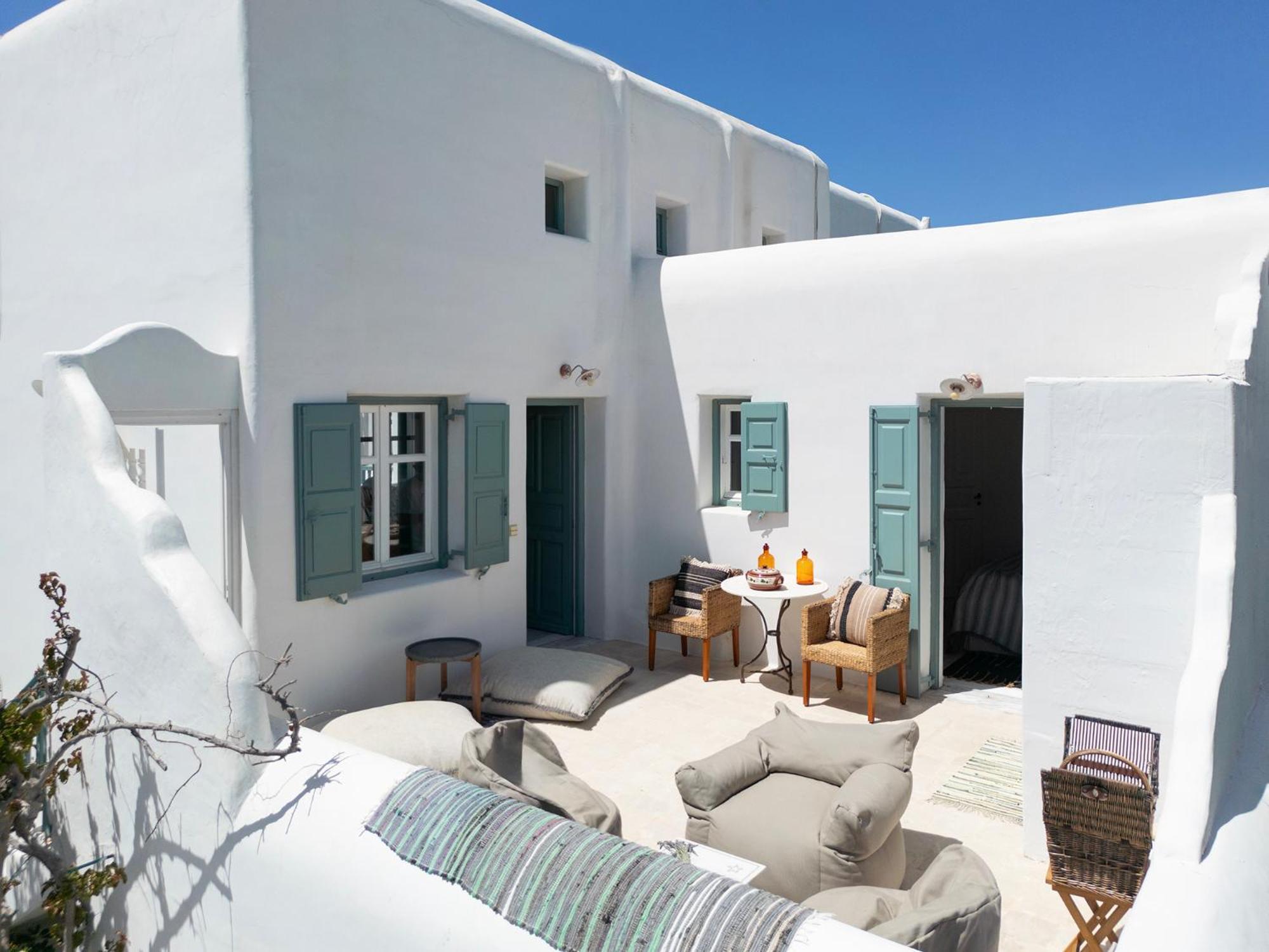Apartament Mykonian Style Pool House 2 Ornos  Zewnętrze zdjęcie