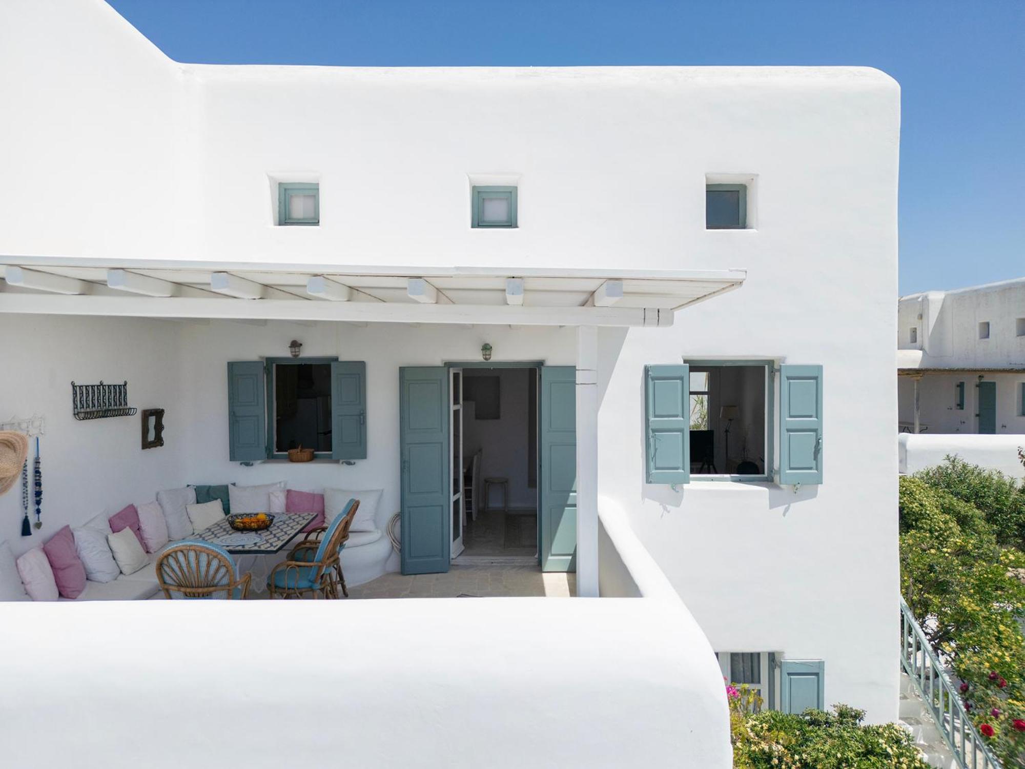 Apartament Mykonian Style Pool House 2 Ornos  Zewnętrze zdjęcie
