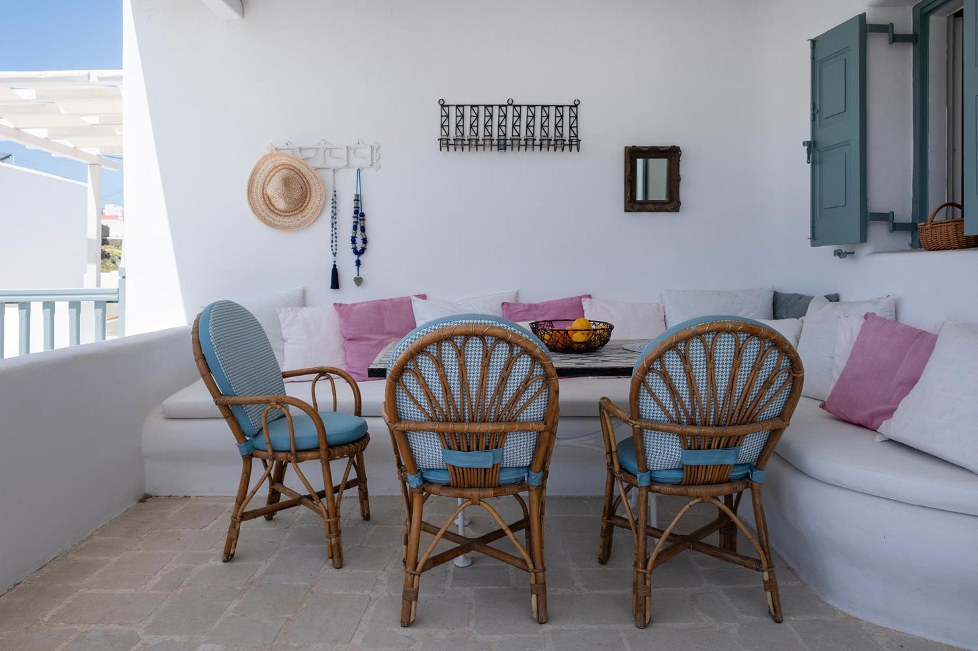 Apartament Mykonian Style Pool House 2 Ornos  Zewnętrze zdjęcie